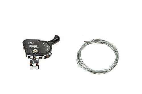 Sturmey Archer Cambio-2110012000, Leva Del Cambio Unisex Adulto, Nero, 3 Volte