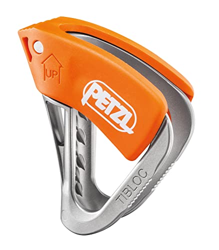 Petzl Tibloc, Morsetto Di Emergenza Ultraleggero Unisex Adulto, Arancione/Argento, Talla à Nica