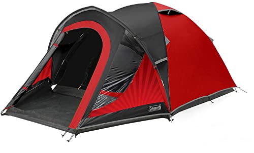 Coleman Blackout Per 2 Persone, Tenda Unisex, Rosso-Grigio, 330X200X130 Cm