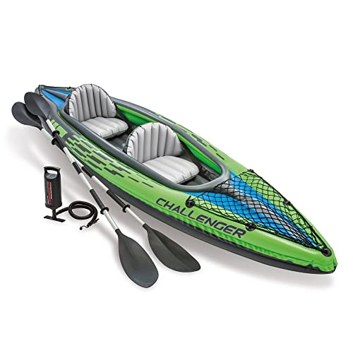 Intex Challenger K2 Kayak, Inflated Size: 351Cm X 76Cm X 38Cm (68306Np)