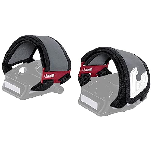 Cinelli 45157010214 Straps Kinks Per Pedali, Grigio