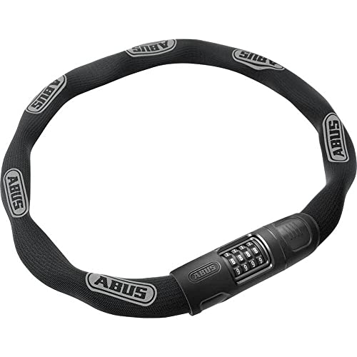 Abus Lucchetto A Catena 8808C - Robusto Lucchetto A Combinazione In Acciaio Appositamente Temprato - Numeri Di Facile Lettura Con Copertura - Livello 