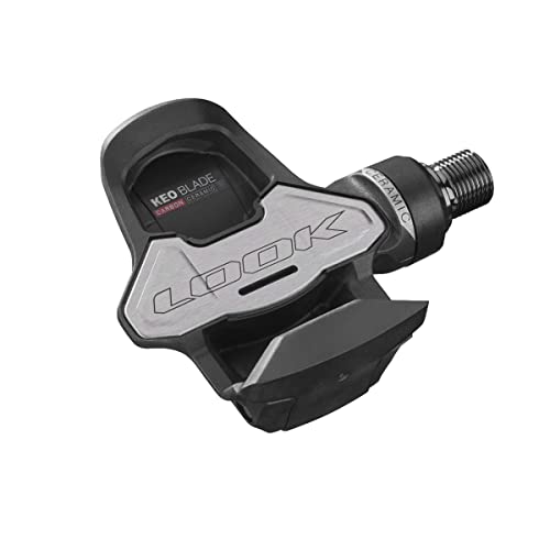 Look , Pedale Keo Blade Carbon Titanio Nero Cuscinetti In Ceramica Unisex Adulto, Standard
