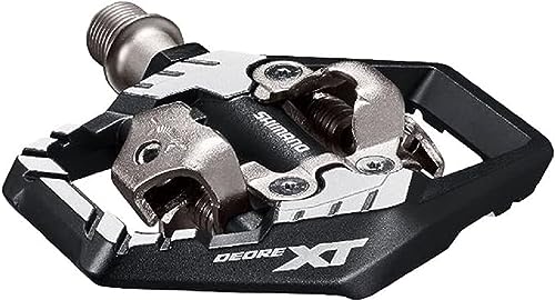 Shimano Xt M8120 Spd, Paia Pedali Unisex Adulto, Nero, Taglia Unica