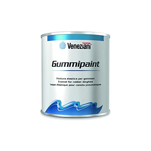 Veneziani Yachting Gummipaint Smalto Elastico Per Gommoni Ml. 500 - Colore Nero