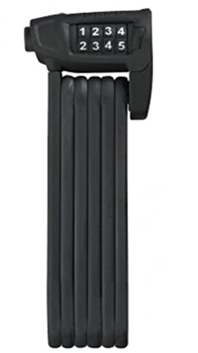 Abus Bordo 6150, Antifurto Pieghevole Unisex-Adulto, Nero, 85 Cm