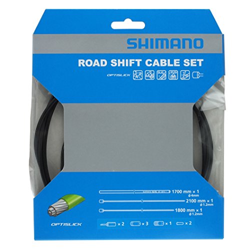 Shimano Y60198010, Kit Cavi Cambio, Nero