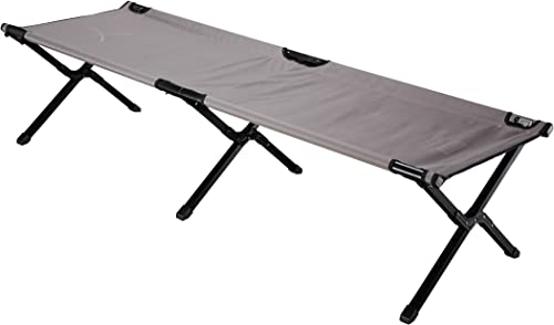 Grand Canyon Topaz Camping Bed L - Letto Da Campeggio Pieghevole In Alluminio - Letto Da Campeggio Pieghevole All'Aperto - Falcon (Marrone)