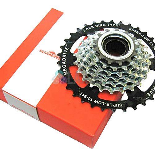 Sunrace Sturmey- Archer Mfm4S 7Cv Freewheel, Compatibile Con Denti Filettati A 7 Velocità, Cromato