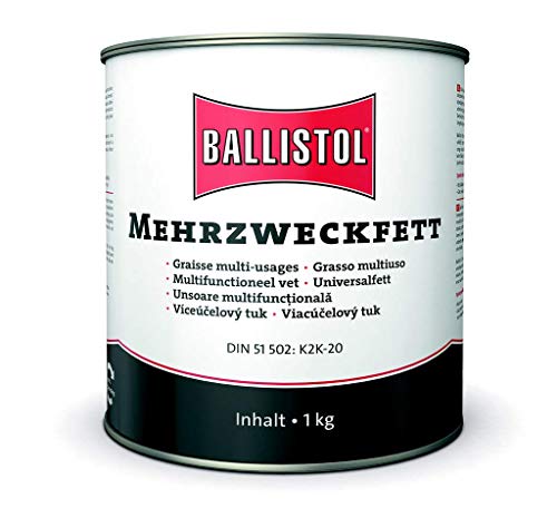 Ballistol, Grasso Multiuso Dose Eimer, Nero (Black Mat/Wild), 1 Kg