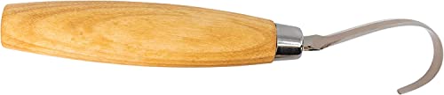 Morakniv Carving Hook 164 Dritto Coltello Fisso Misto, Manico: Betulla Naturale, Lama: 52 Mm