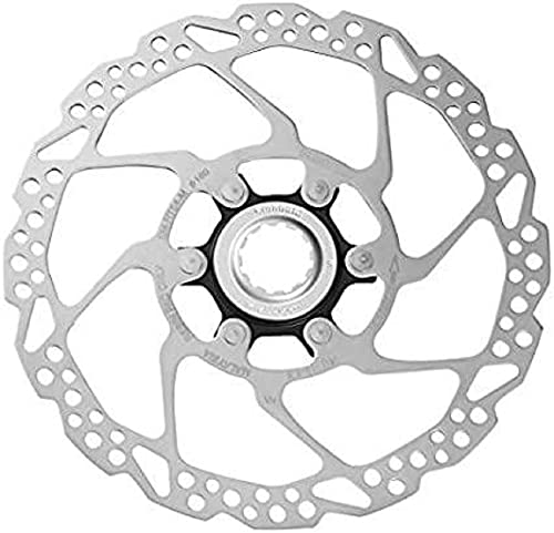 Shimano Disco 160Mm C.Lock Rt54 Solo Resina, Dischi Da Ciclismo Unisex Per Adulto, Argentato/Nero (Plateado/Negro),