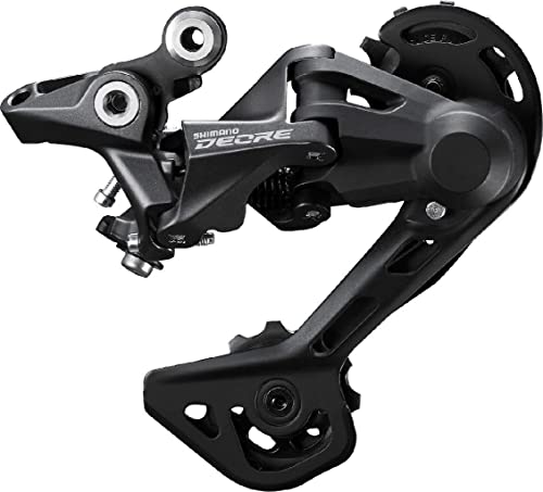 Shimano 4550170621124, Mtb Deore Rear Derailleur 2X10/11S Long Stick 42 Teeth Unisex Adulto, Nero, Taglia Unica