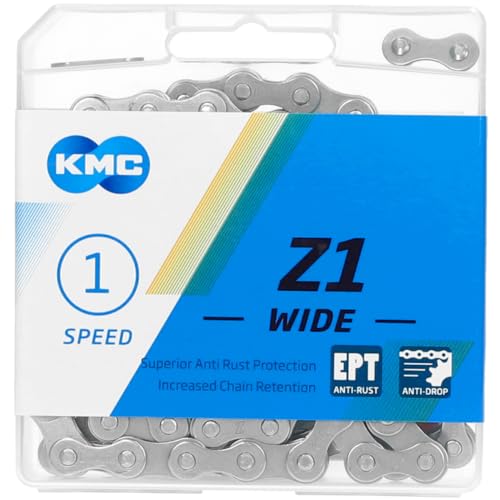 Kmc Z1 Wide Chain, Catena Unisex Adulto, Grey, 1/2" X 1/8"