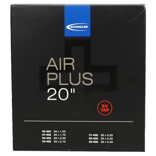 Schwalbe Sv 7 Ap, Camera D'Aria Per Bicicletta. Unisex Adulto, Nero, 51 Cm