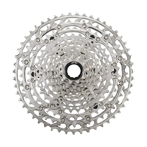 Shimano 4550170618711, Mtb Deore M6100 Cassette 12S X 10/51 Teeth Silver Unisex Adulto, Argento, 10-51