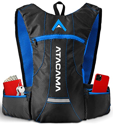 Atacama Zaino Idratazione Zaino Per Corsa Zaino Da Bici Borsa Con Serbatoio D'Acqua Zaino Con Sacca Idrica Da 2 Litri Inclusa Zainetto Con Drinking Bl