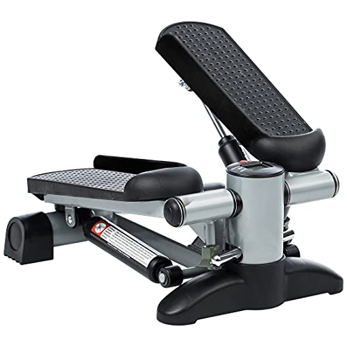 Ultrasport Swing Stepper, Stepper Domestico Con Computer Di Allenamento, Stepper Up-Down Per Principianti E Utenti Avanzati, Stepper Piccolo E Compatt
