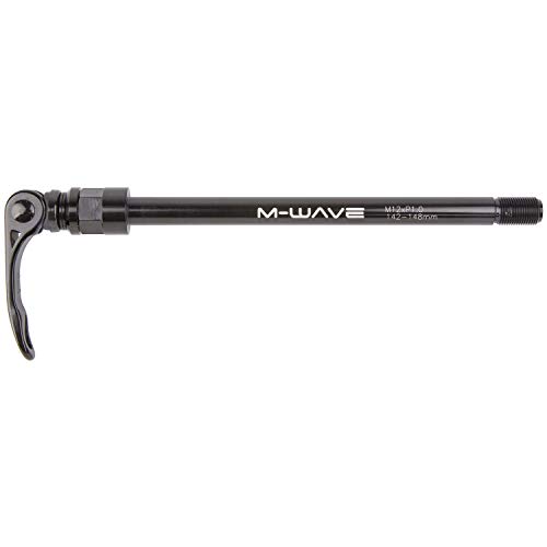 M-Wave Stalwart Axle/Syntace Type, Asse Per Gancio Di Traino Unisex Adulto, Nero, Taglia Unica