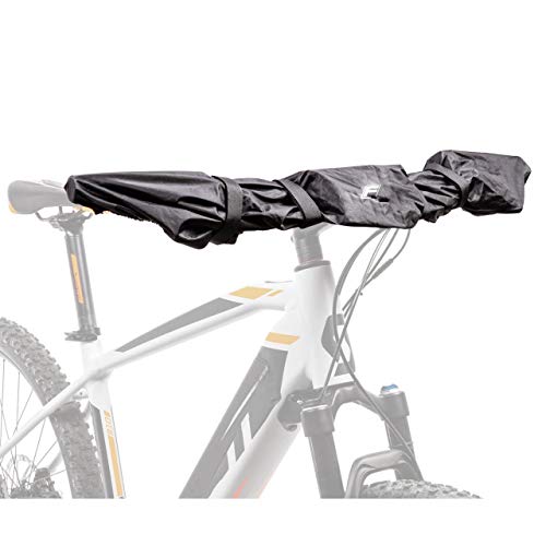 Fischer Custodia Protettiva Per Display E Manubrio, In Poliestere Nero, Protezione Da Umidità, Polvere E Sporco, Per Manubrio Fino A 80 Cm Di Lunghezz