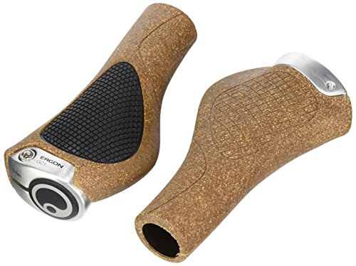 Ergon Gc1 Biokork, Manubrio Per Bicicletta. Unisex Adulto, Nero/Abbronzatura, Taglia Unica