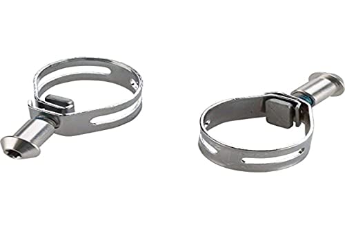 Ricambi Campagnolo Ergopower - Eps Ec-Sr103 - Set Morsetto Di Fissaggio Ep Incl. Bullone E Dadi (2 Pz) (Ordine Speciale), Argento