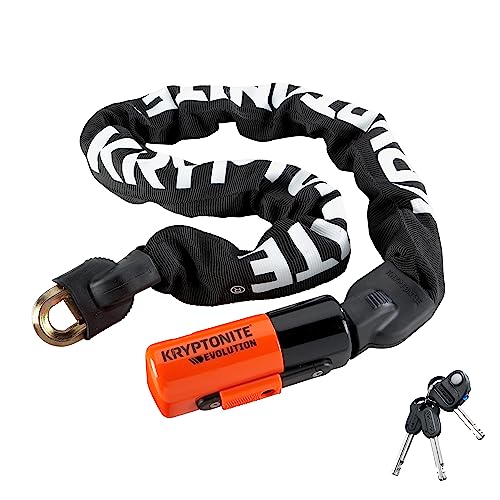 Kryptonite Catena Integrata Evolution 1090 | Catena Antifurto Per Bici | Livello Di Sicurezza 8/10 | Compattezza E Robustezza Al Servizio Della Tua Bi