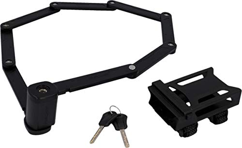 Fischer 50385, Lucchetto Pieghevole. Unisex-Adulti, Nero, 110 Cm