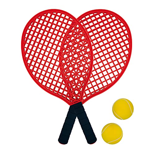 Schildkröt Funsports, Schildkröt Beach Tennis Set, 2 Racchette, 2 Softball, In Una Borsa A Rete Richiudibile, 970130, Multicolore, 40 Centimetri