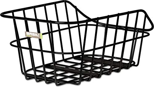 Basil – Cestino Da Bicicletta Cento Alu, Unisex, Fahrradkorb Cento Alu, Nero, Taglia Unica