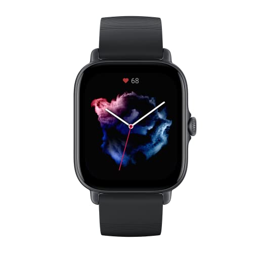 Amazfit Gts 3 Smartwatch Orologio Intelligente Fitness Con Bluetooth, 150 Modalità Di Allenamento Con Gps, Amoled Da 1.75”, 5 Atm Impermeabile, Durata