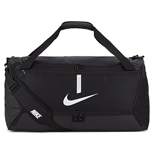 Nike Academy, Borse Sportive Unisex Adulto, Black/Black/White, Taglia Unica