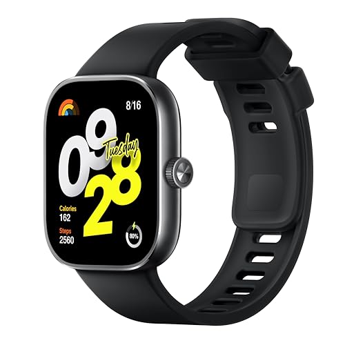 Xiaomi Redmi Watch 4, Smartwatch Con Display Amoled 1.97", Struttura In Metallo, Corona Rotante, Chiamate Bluetooth, 20 Giorni Di Durata Della Batteri