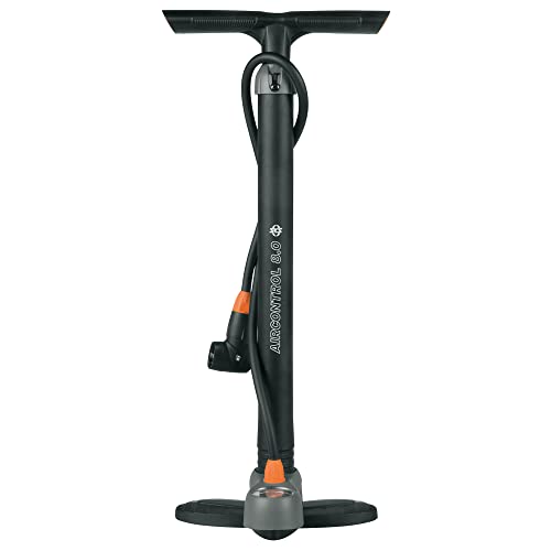 Sks, Pompa Aria E Pavimento, Aircontrol 8.0, Nero Con Manometro