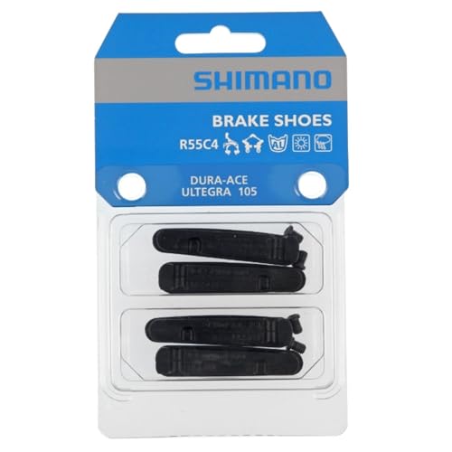 Shimano Y8L298062, Pattini Freno Corsa, Nero, L