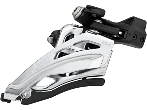 Shimano 4550170621209, Deore M5100 Derailleur 2X11S With Hose Clamp Unisex Adulto, Nero, Taglia Unica
