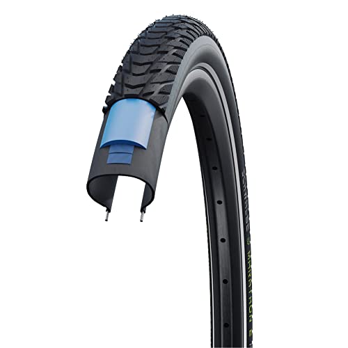 Schwalbe Marathon E-Plus, Pneumatico Da Bici Unisex Adulto, Nero, Taglia Unica