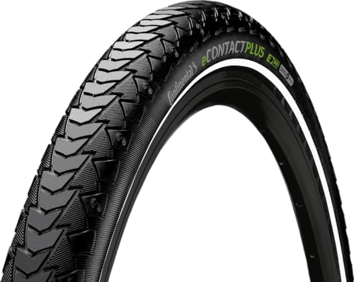 Continental Econtact Plus, Bicycle Tire Unisex-Adult, Black, 20", 20 X 2.20