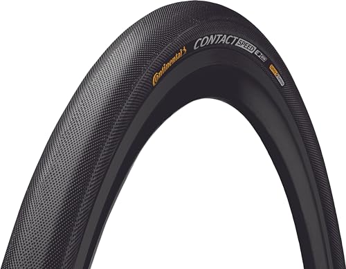 Continental Contact Speed, Bicycle Tire Unisex-Adulto, Black, 28", 700 X 28C, 28 X 1 5/8 X 1 1/8