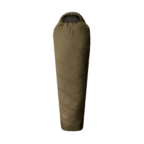 Alpinus Survival 1300 Sleeping Bag Ac18641, Sacco A Pelo Unisex-Adulto, Verde (Verde), Taglia Unica