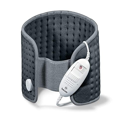 Beurer Hk 49 Cosy Termoforo Per Schiena, Addome E Cervicale Con Elastico A Fissaggio Facile, 3 Livelli Di Temperatura Illuminati, Riscaldamento Rapido