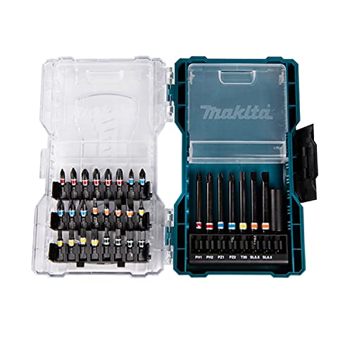 Makita E-07076 - Set Di Punte E Trapano, 32 Pezzi