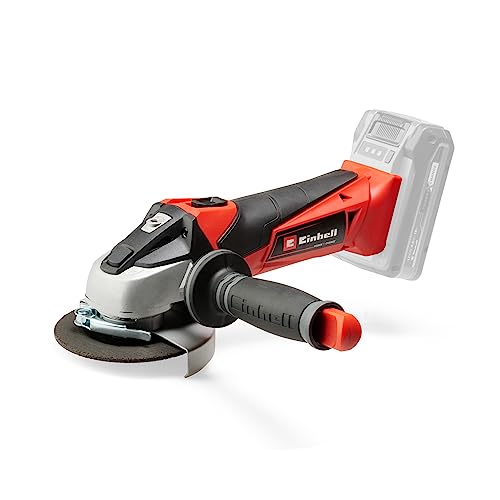 Einhell Smerigliatrice Angolare A Batteria Te-Ag 18/115 Li-Solo Power X-Change (18 V, 115 Mm Diametro Disco, 28 Mm Profondità Taglio, Soft Start, Senz