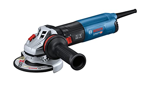 Bosch Professional Smerigliatrice Angolare Gws 14-125 S (1400 Watt, Impugn. Suppl.,Cuffia Di Prot.,Cuffia Di Prot.Antitaglio Conclip,Chiave A Due Pern