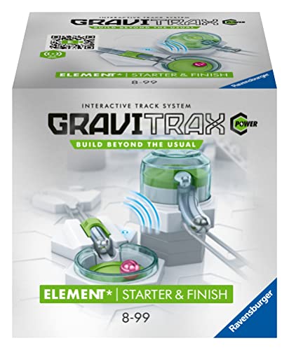 Ravensburger Gravitrax Power Start&Finish, Gioco Innovativo Ed Educativo Stem, 8+ Anni, Estensione