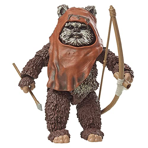 Star Wars Hasbro The Black Series, Wicket, Action Figure Collezionabili Per Adulti Da 15 Cm Per Il 40° Anniversario Del Film Ritorno Dello Jedi, Dai 4