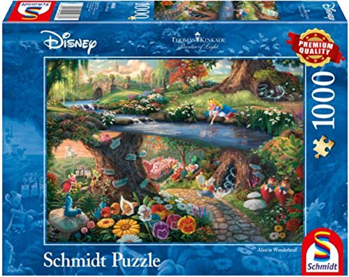 Schmidt, Thomas Kinkade: Disney Alice In Wonderland Puzzle - 1000Pc, Puzzle, Ages 12+, 1 Players