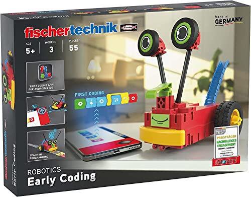 Fischertechnik-Early Coding Il Mio Primo Robot, Colore Nero, 32 X 80 X 20 Cm, 559889