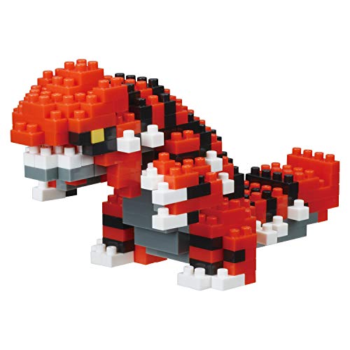 Nanoblock Nbpm_062 Pokemon Groudon Building Kit..