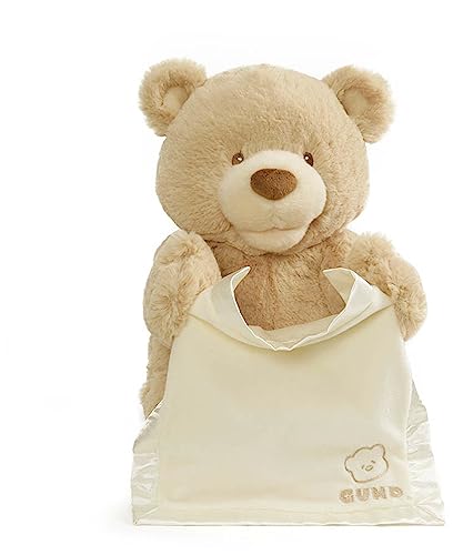 Gund, Momo L'Orsetto, Peluche Interattivo Per Bambini E Neonati, Gioca A Nascondino, Orso Peluche Da Abbracciare, 10+ Mesi